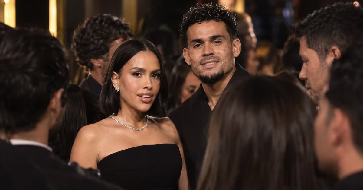 Geraldine Ponce, esposa de Luis Díaz, deslumbró en el Balón de Oro con un vestido de lujo