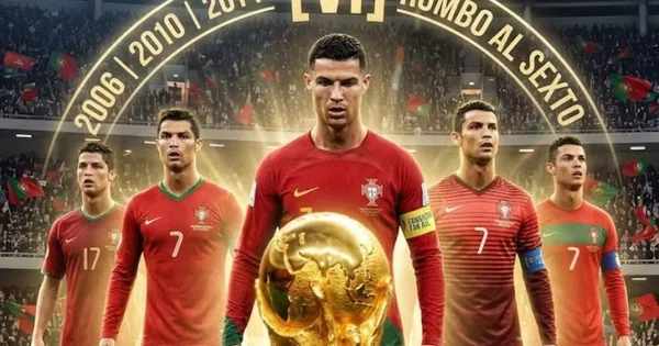 La lista de Portugal y el sexto Mundial de Cristiano Ronaldo