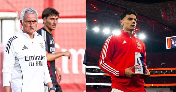el pedido desesperado de Richard Ríos a Mourinho