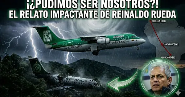 Rueda contó como un vuelo de Nacional estuvo a punto de terminar en tragedia