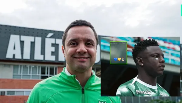 El gesto, por parte de Marino Hinestroza, que disgustó a la direncia de Nacional