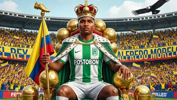 El rey del fútbol colombiano desde que juega en Nacional