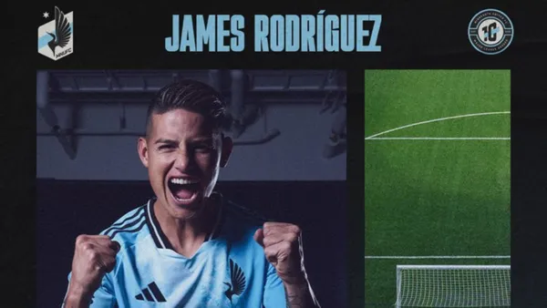 James Rodríguez fue presentado en Minnesota United - X @MNUFC