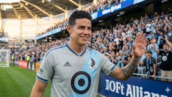 James Rodríguez sería presentado este viernes en Minnesota United - Imagen creada con IA