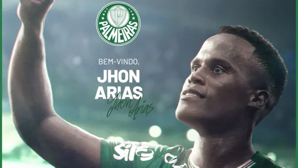 Jhon Arias jugará con Palmeiras en este 2026 - X @Palmeiras
