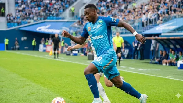 Jhon Jader Durán aspira a ser campeón con el Zenit - Imagen creada con IA