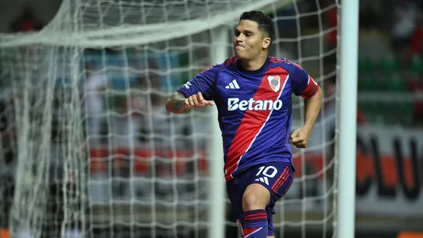 Juan Fernando Quintero aportó en el agónico triunfo de River Plate - X @RiverPlate