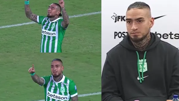 La dedicatoria de Arango: Su primer gol con Atlético Nacional