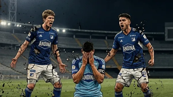 la desastrosa defensa de Millonarios, se caen a pedazos