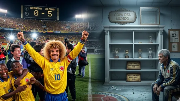 La desastroza cultura del 5-0, la historia del fútbol colombiano, llena de anécdotas, de episodios aislados y de pocos logros