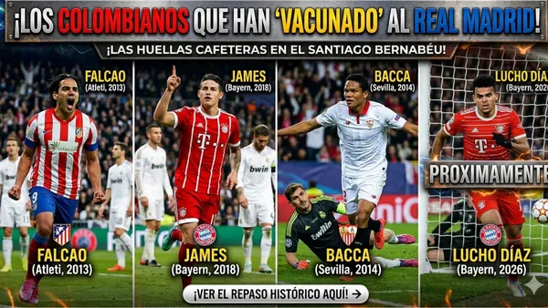 Los colombianos que le han anotado al Real Madrid