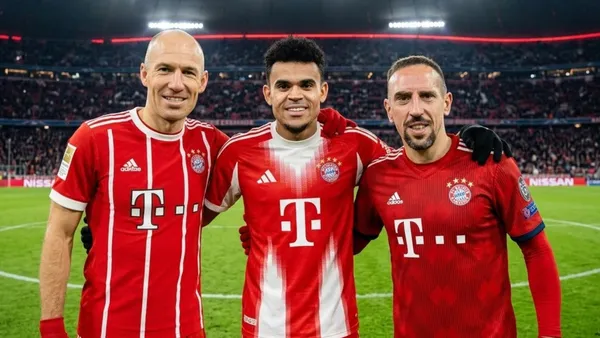 Luis Díaz a la altura de dos leyendas del Bayern
