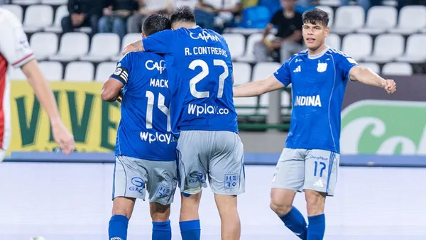 Millonarios confirmó su XI para enfrentar a Fortaleza en El Campín - X @MillosFCoficial