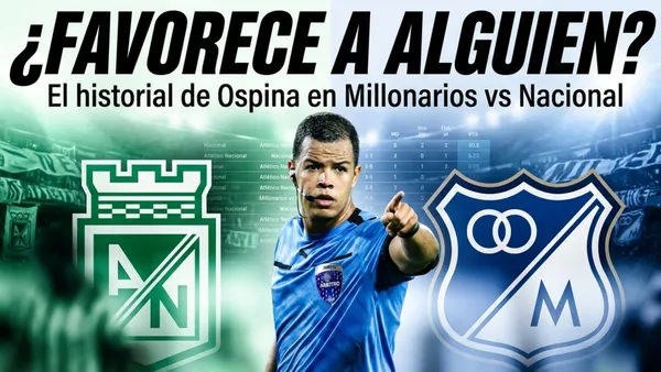 Ospine el juez asignado para dirigir el clásico entre Millonarios y Nacional