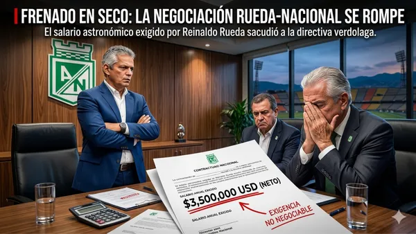 Rueda y su negociación contra Atlético Nacional