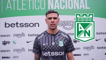 Agustín Álvarez Wallace en su llegada a Atlético Nacional