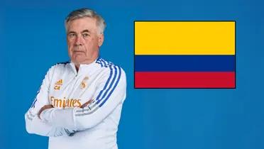 Carlo Ancelotti el DT del Real Madrid