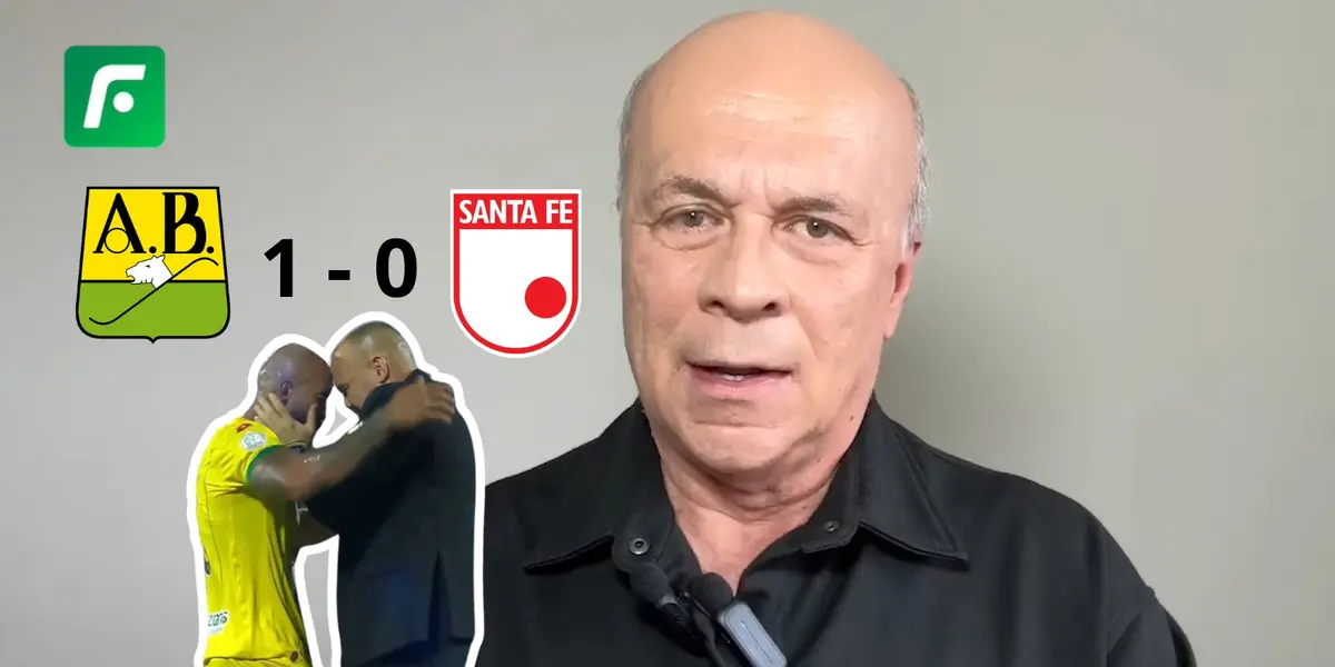 Carlos Antonio Velez hablando del Atlético Bucaramanga y el Club Independiente Santa Fe