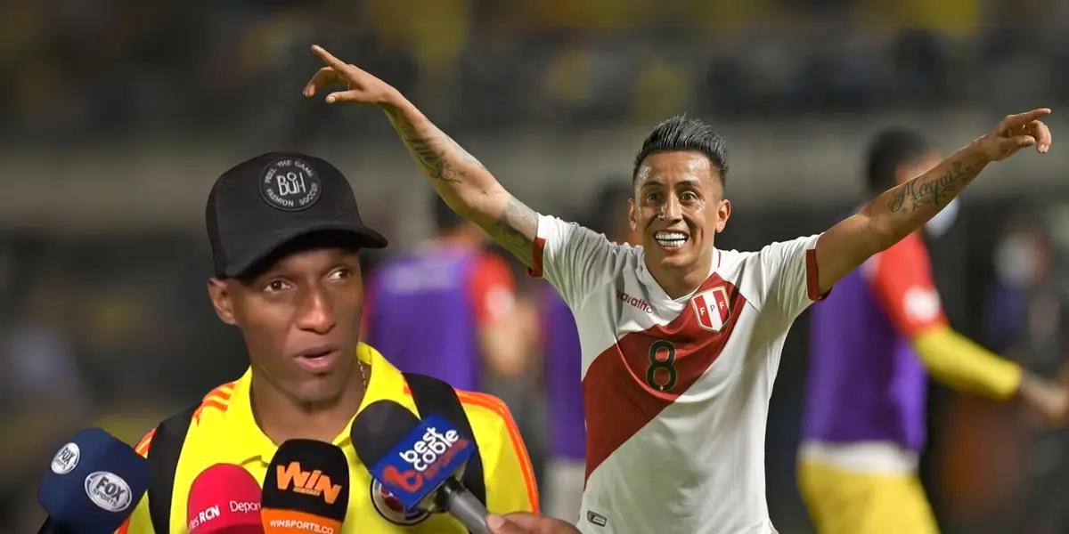 Christian Cueva con la camiseta de la Selección Perú