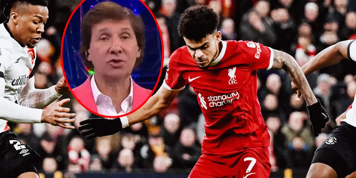 Como no es argentino, la crítica de Bambino Pons a Luis Díaz por el Liverpool FC