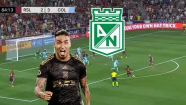 Cristian Arango celebrando un gol en Estados Unidos