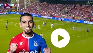 Daniel Muñoz con la camiseta del Crystal Palace de Inglaterra