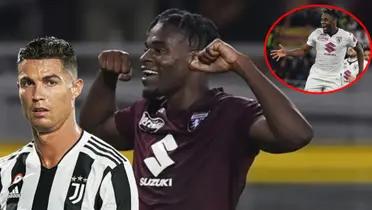 Duván Zapata en modo crack en Italia (Foto tomada RCN, TyC Sports, El Deportivo)