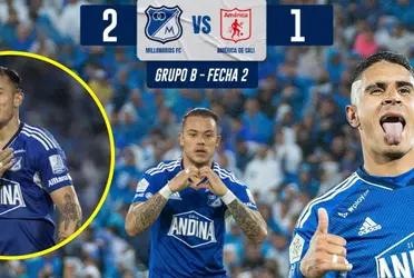 El atacante es la gran figura de la victoria de Millonarios ante América de Cali  