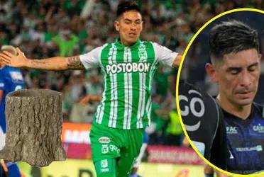 El defensor argentino está lejos de ser el crack que fue con Atlético Nacional  