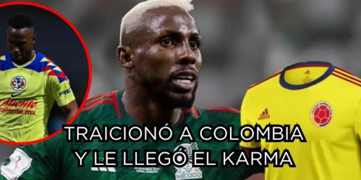 El delantero rechazó jugar con Colombia y ahora le llegó el karma  