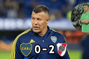 El entrenador Jorge Almirón tuvo cero autocrítica después de perder el clásico contra River Plate.  