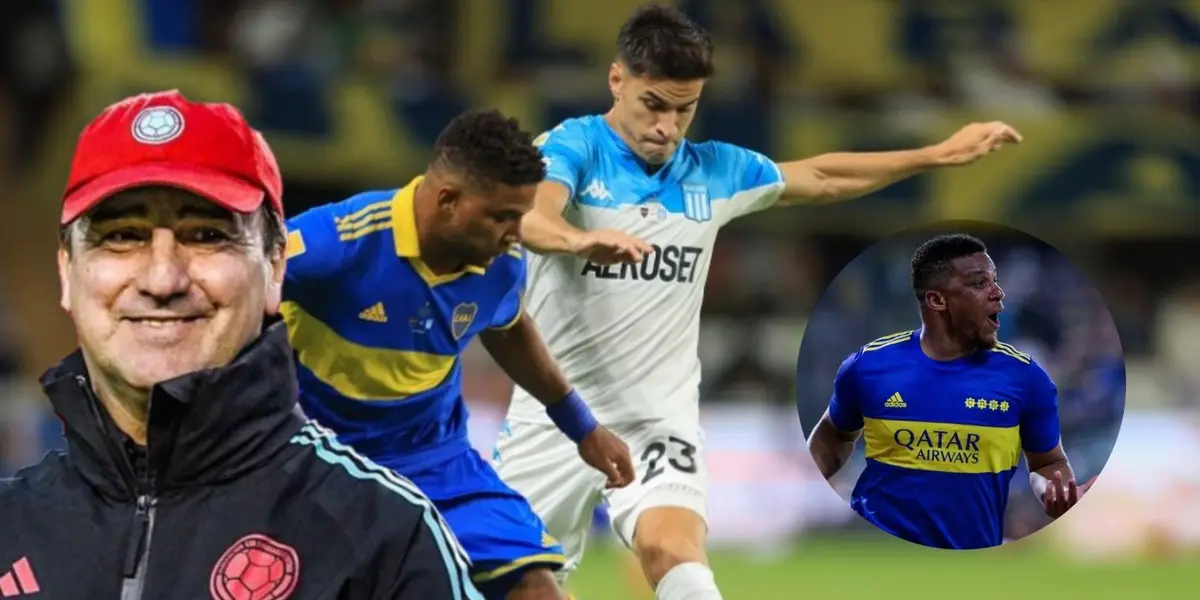 El jugador colombiano fue titular en Boca Juniros vs Racing en Libertadores 