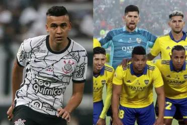 El jugador colombiano ingresó en la segunda parte del partido de Corinthians ante Boca Juniors en la Copa Libertadores.