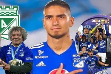 El jugador es hincha de Nacional, pero tuvo un gesto con Millonarios 