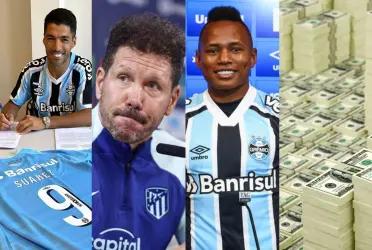 El jugador uruguayo es nuevo jugador de Gremio de Brasil donde milita el colombiano Jaminton Campaz