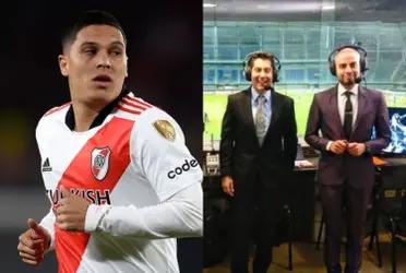 El periodista de Directv Sports se mandó una fuerte opinión contra Juan Fernando Quintero.