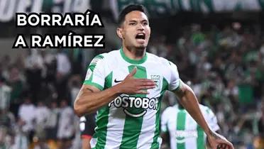 Eric Ramírez no ha dado la talla como delantero de Atlético Nacional