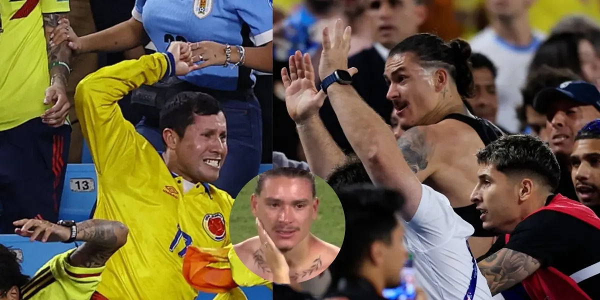 Lo que podría pasarle al hincha colombiano que noqueó a Darwin Núñez en la pelea