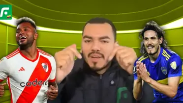Foto: Captura de pantalla El Futbolero YouTube, Bocajrs oficial y El Colombiano