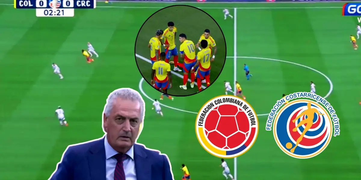 No se aguantó Alfaro, la jugada sucia de Costa Rica contra Colombia apenas empezó el juego