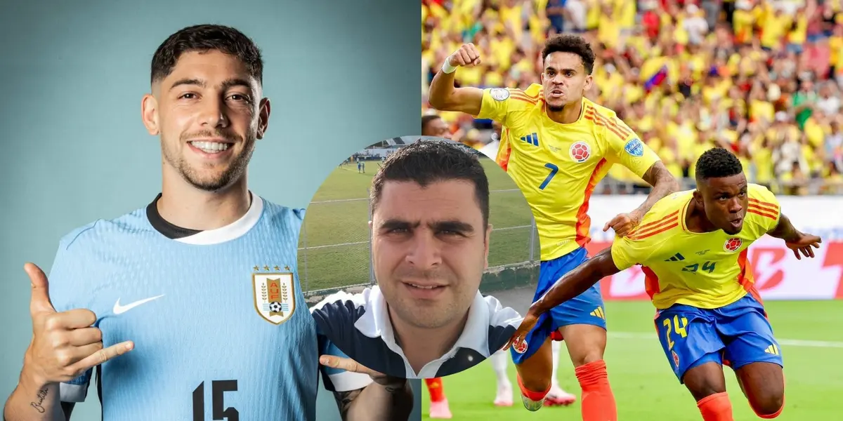 Foto: FCF Twitter / Selección Uruguay Twitter / Juan Felipe Cadavid Facebook Fan Page