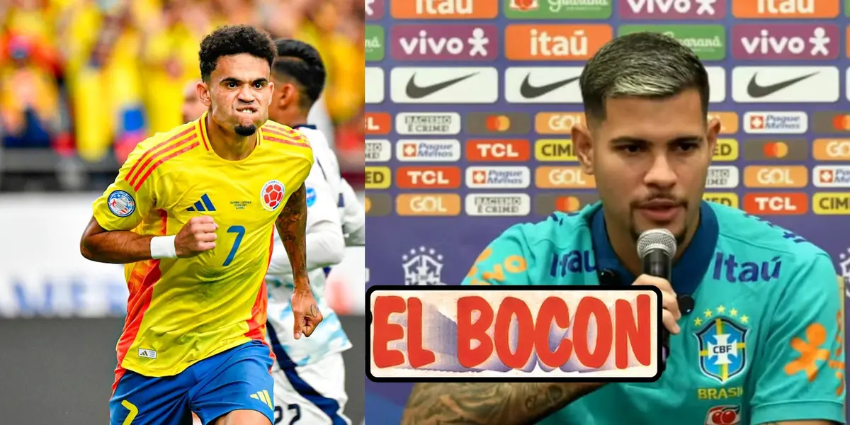 Boconea, jugador de Brasil le lanza una pulla a la Selección Colombia antes del juego