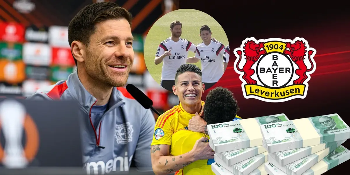 Lo que tendría que pagar el Bayer Leverkusen de Xabi Alonso para fichar a James Rodríguez