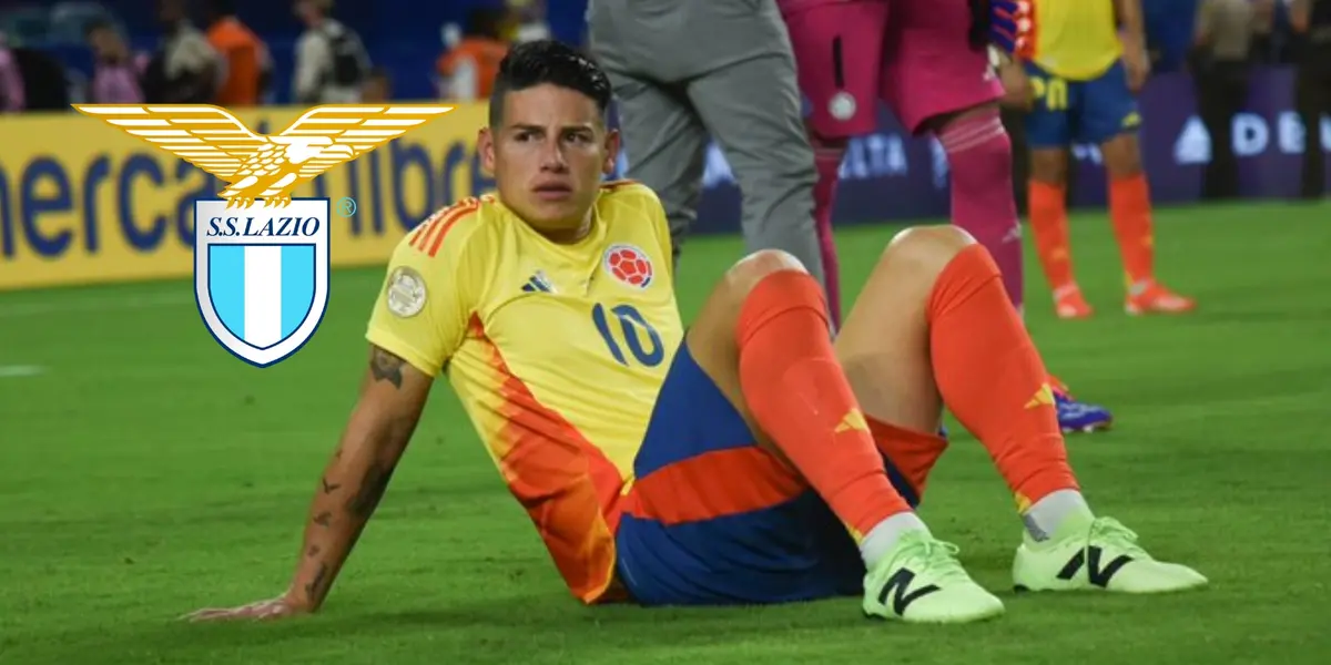 No lo esperaba, el golpe bajo que recibió James Rodríguez desde la Lazio de Italia