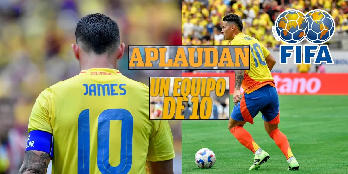 La FIFA embobada con James Rodríguez y la Selección Colombia, les dedican una publicación