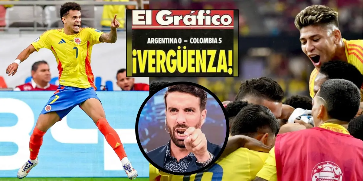 Como que aún les arde el 5 a 0, periodista argentino arremete contra la Selección Colombia