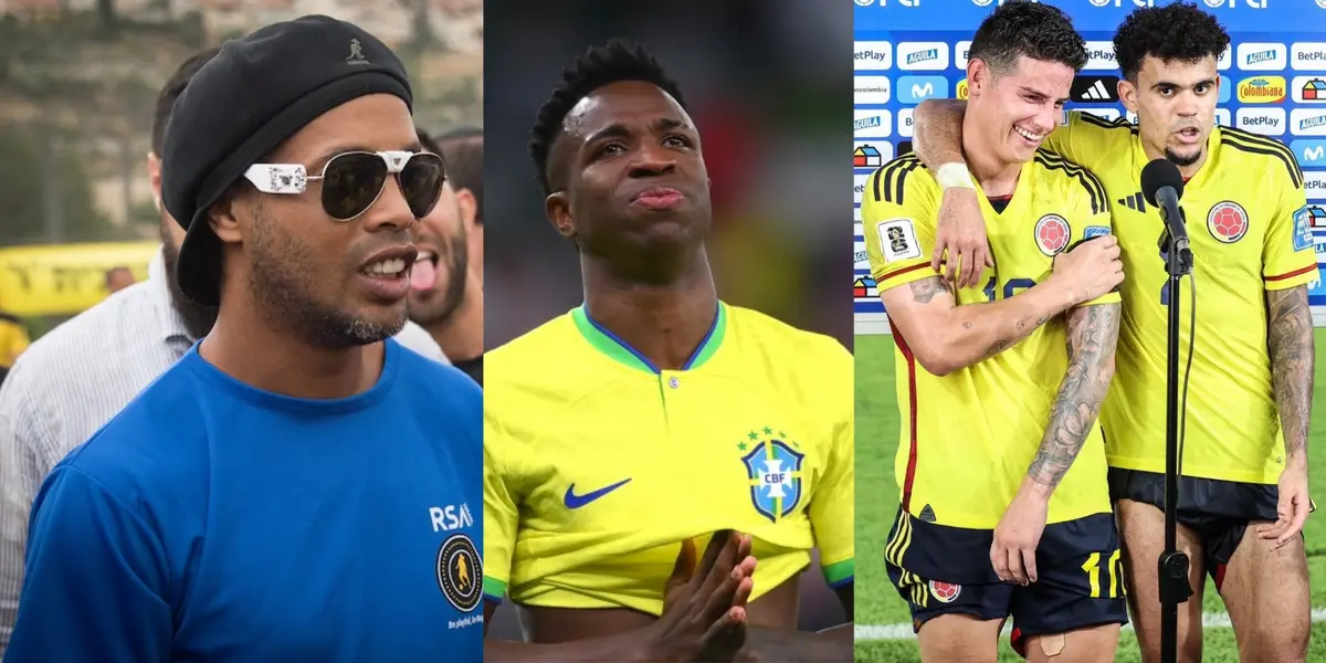 En Brasil boconean contra Colombia, mira lo que opina Ronaldinho de la Verdeamarela 