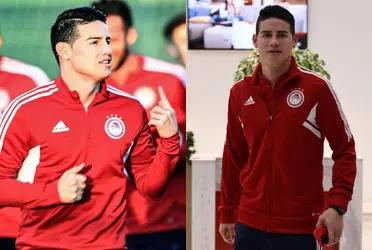 James Rodríguez daría un inesperado giro sobre el tema de su continuidad en el Olympiacos de Grecia.