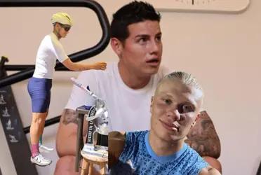 James Rodríguez sigue sin trabajo y Erling Haland le da una lección en pleno cumpleaños del noruego.