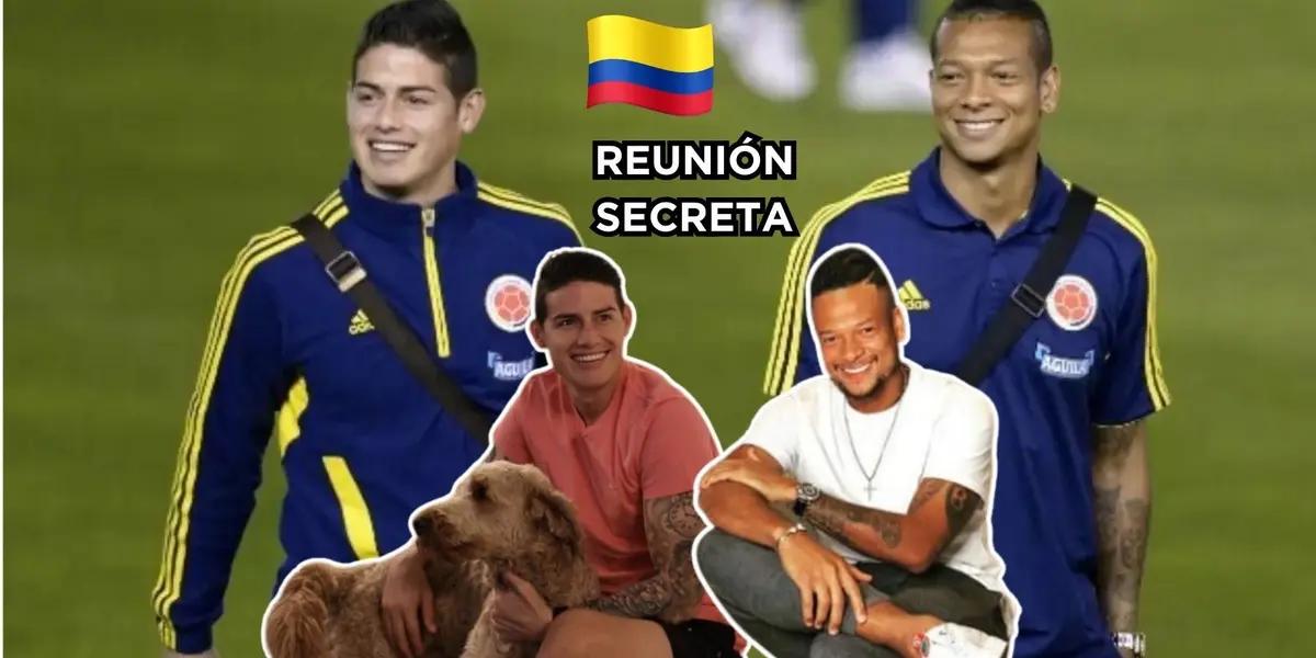 James Rodríguez y Fredy Guarín sorprendieron en una reunión secreta que reveló El Guaro.